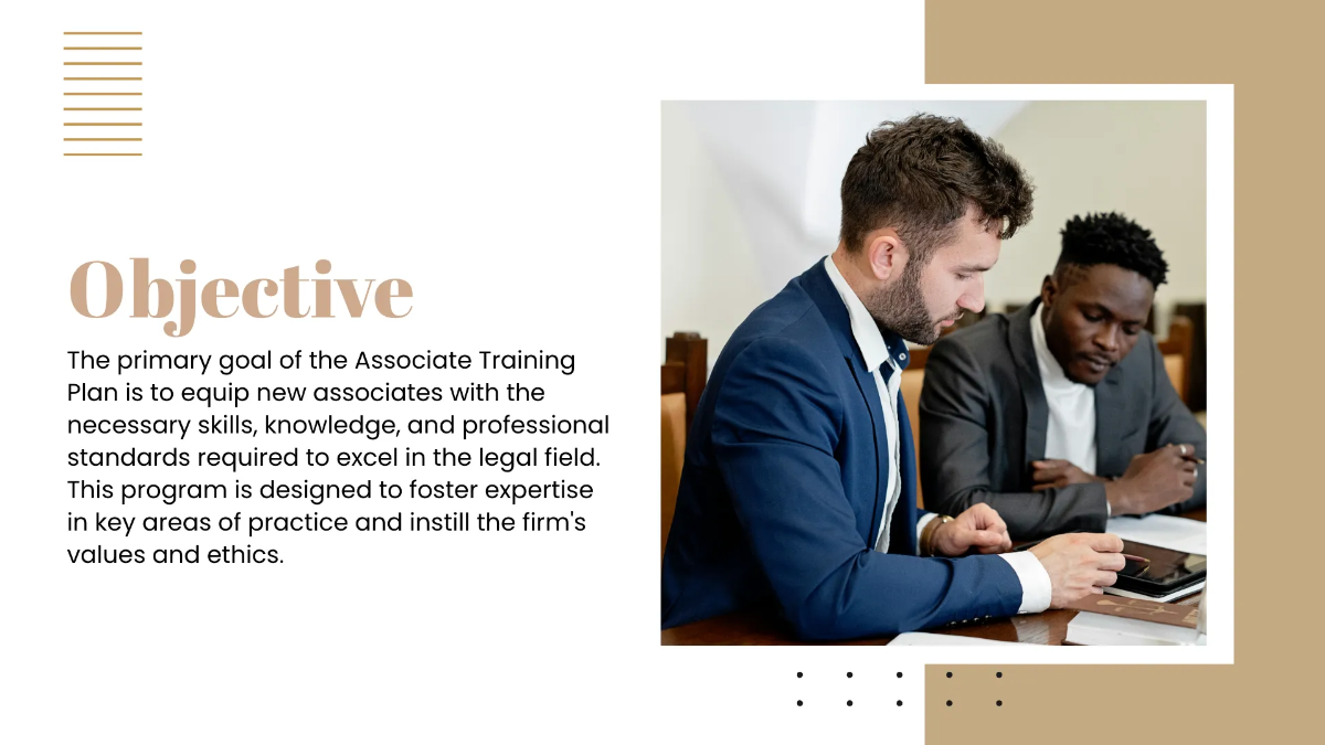 Free Law Firm Training Presentation Template to Edit Online