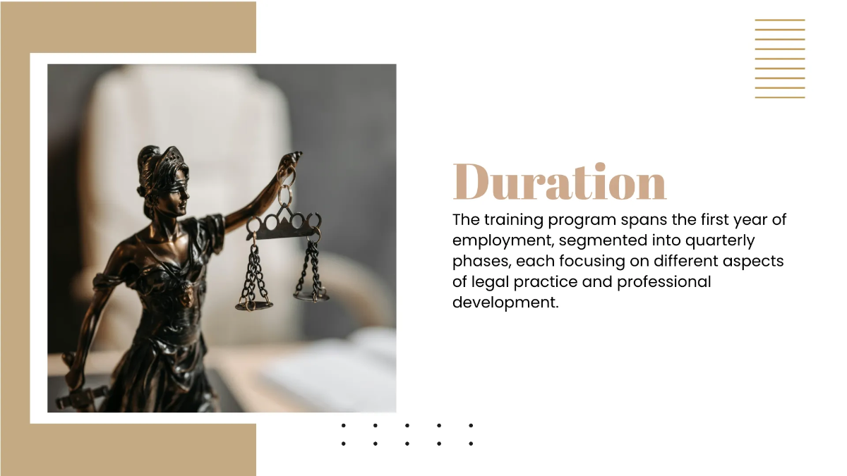 Free Law Firm Training Presentation Template to Edit Online