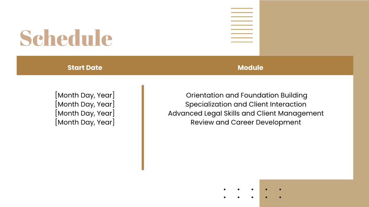 Free Law Firm Training Presentation Template to Edit Online