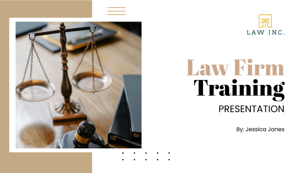 Law Firm Training Presentation