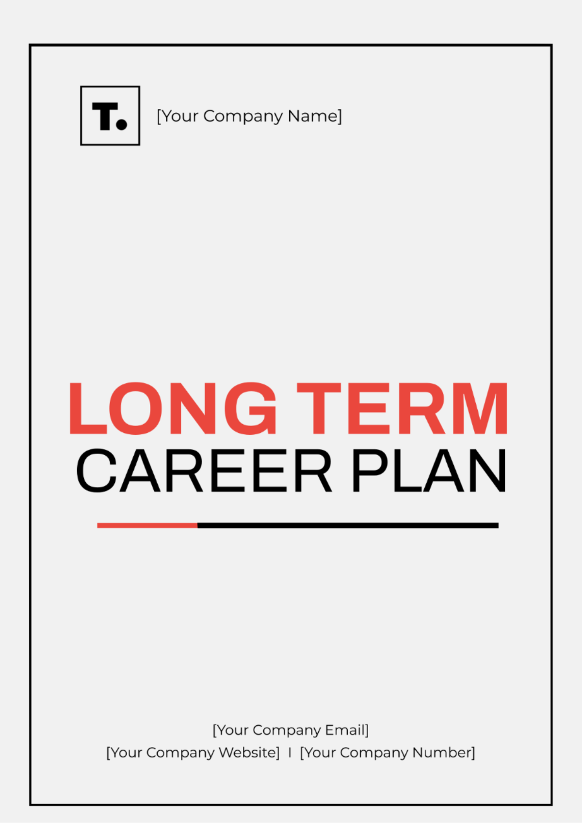 Long Term Career Plan Template - Edit Online & Download