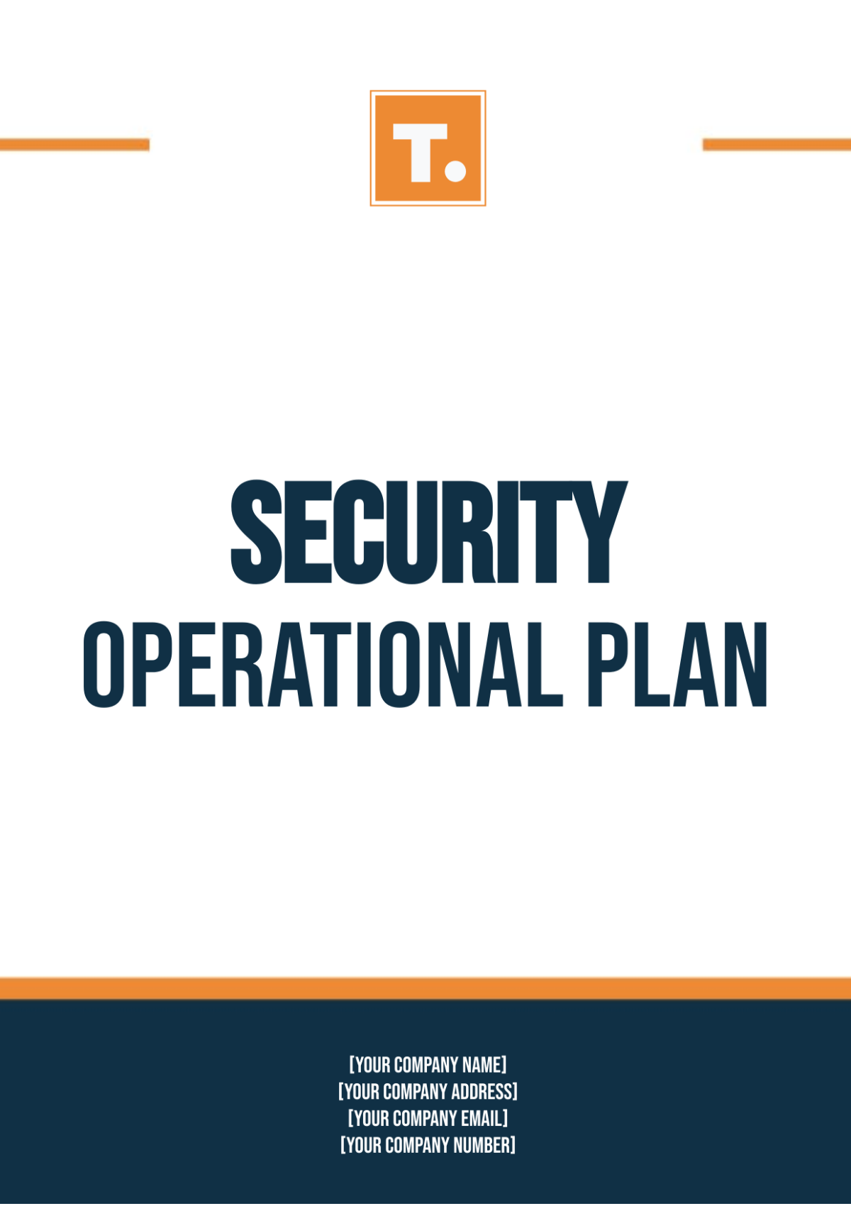 Security Operational Plan Template - Edit Online & Download