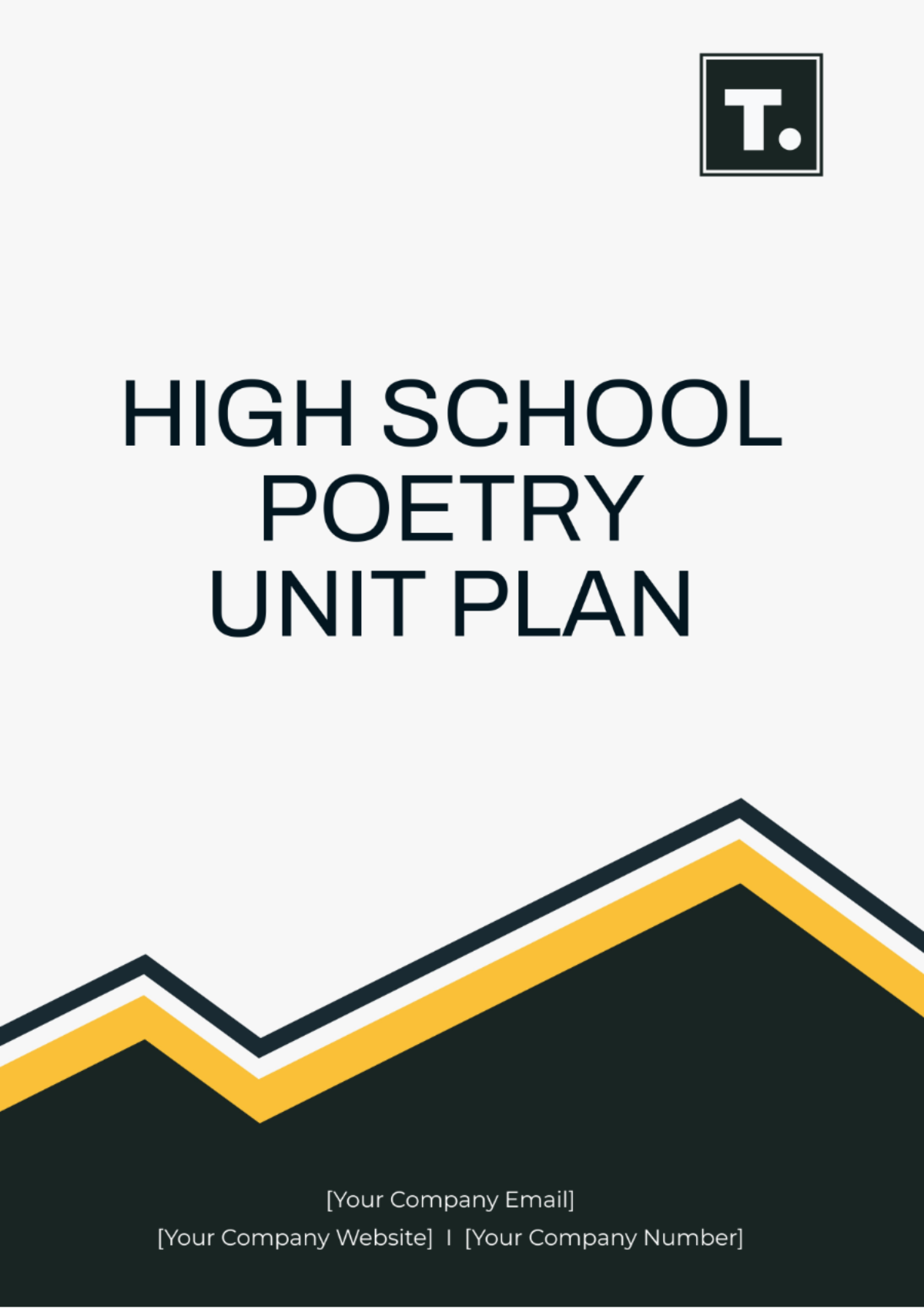 High School Poetry Unit Plan Template - Edit Online & Download