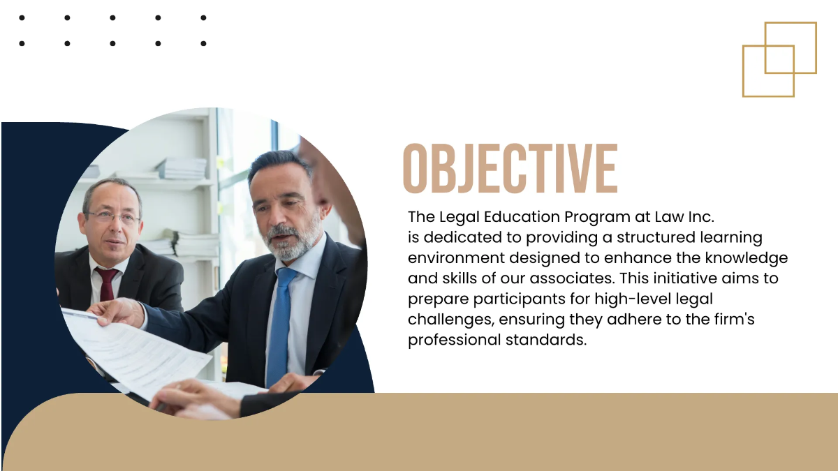 Free Law Firm Legal Education Presentation Template to Edit Online