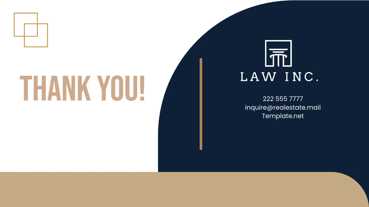 Free Law Firm Legal Education Presentation Template to Edit Online