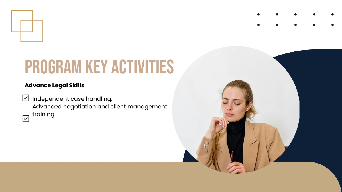 Free Law Firm Legal Education Presentation Template to Edit Online