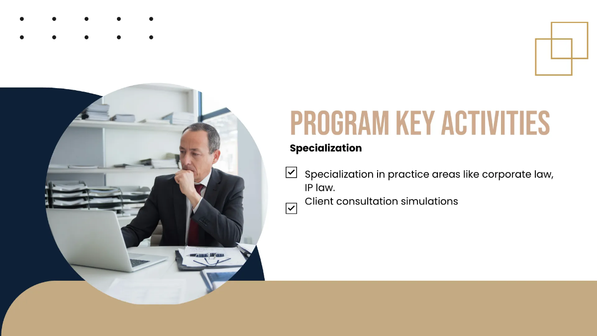 Free Law Firm Legal Education Presentation Template to Edit Online