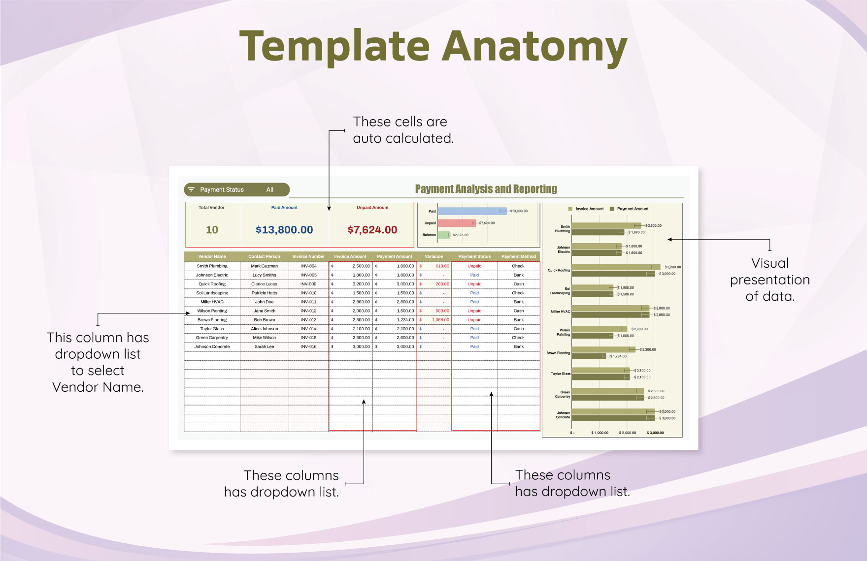 Payment Analysis and Reporting Template