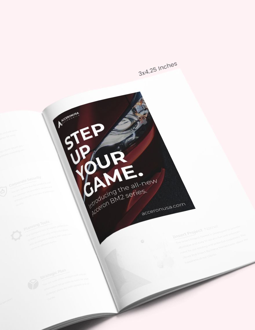 Simple Product Magazine Ads Template