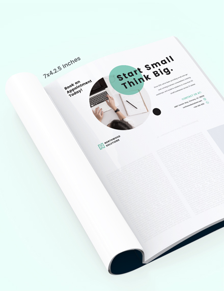 Small Business Magazine Ads Template - InDesign, Word, Apple Pages, PSD ...