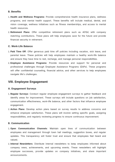 Free Architecture HR Strategy Template to Edit Online
