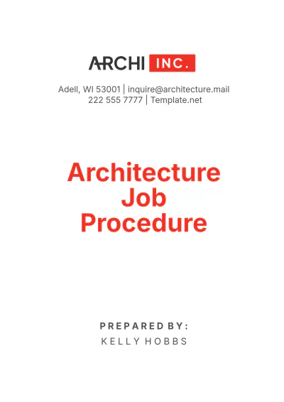 Free Architecture Job Procedure Template to Edit Online