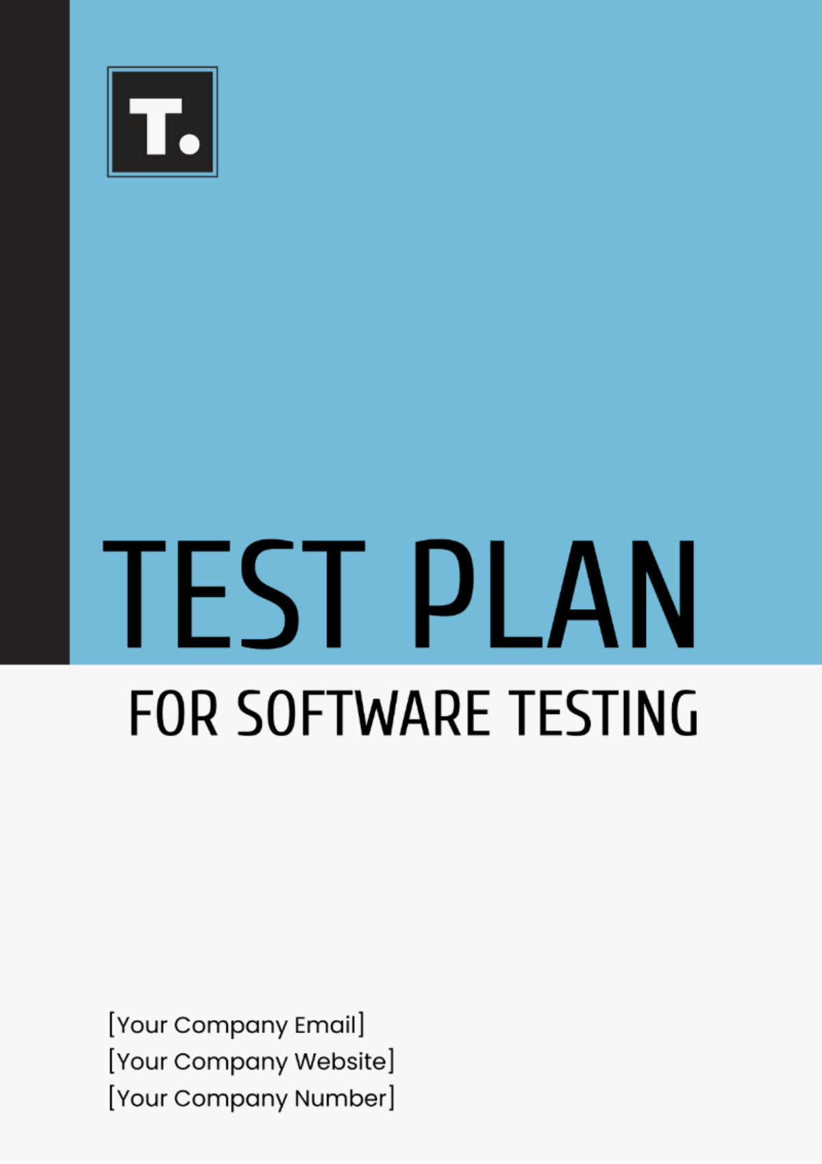 Test Plan for Software Testing Template - Edit Online & Download