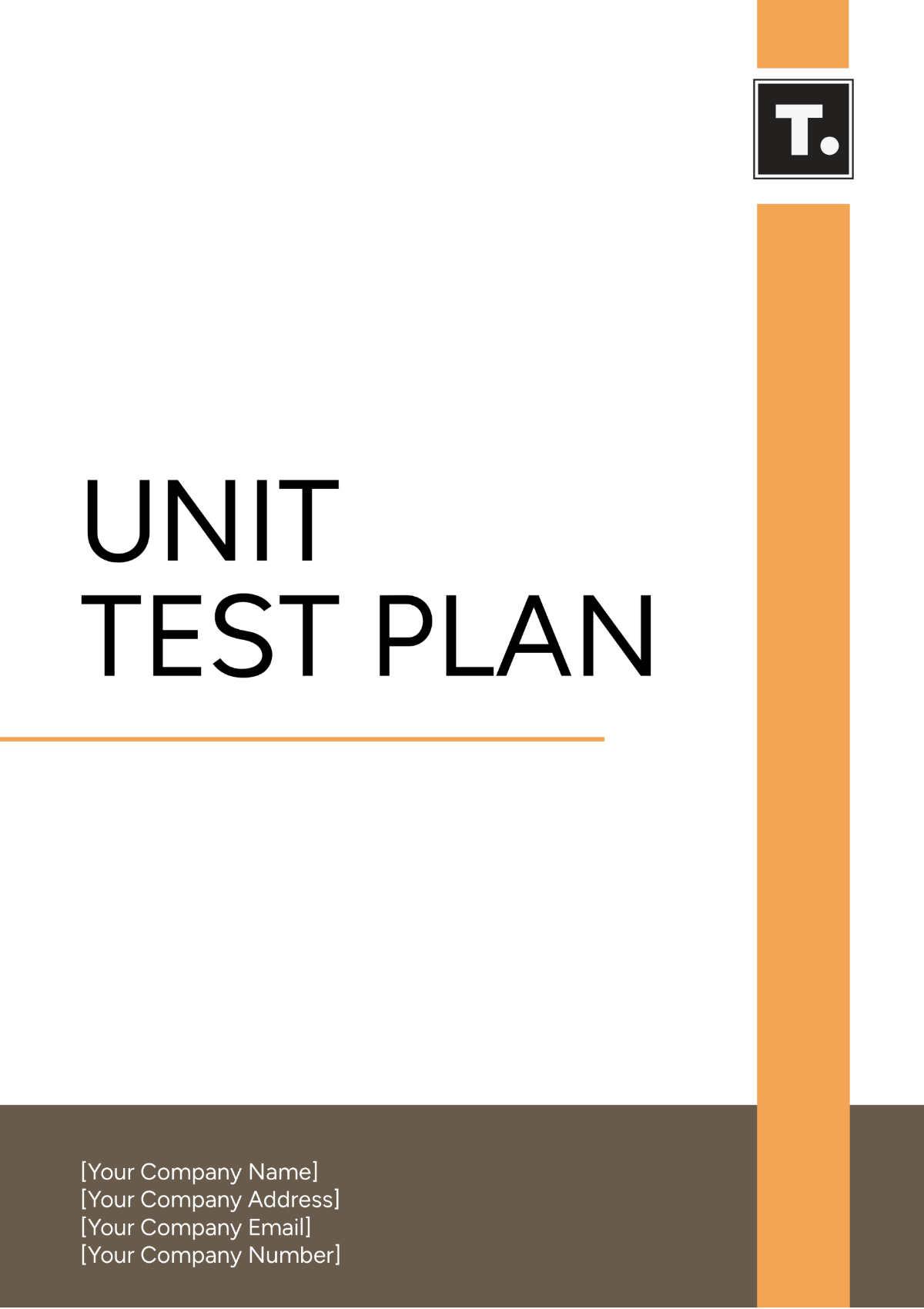 Unit Test Plan Template - Edit Online & Download Example | Template.net