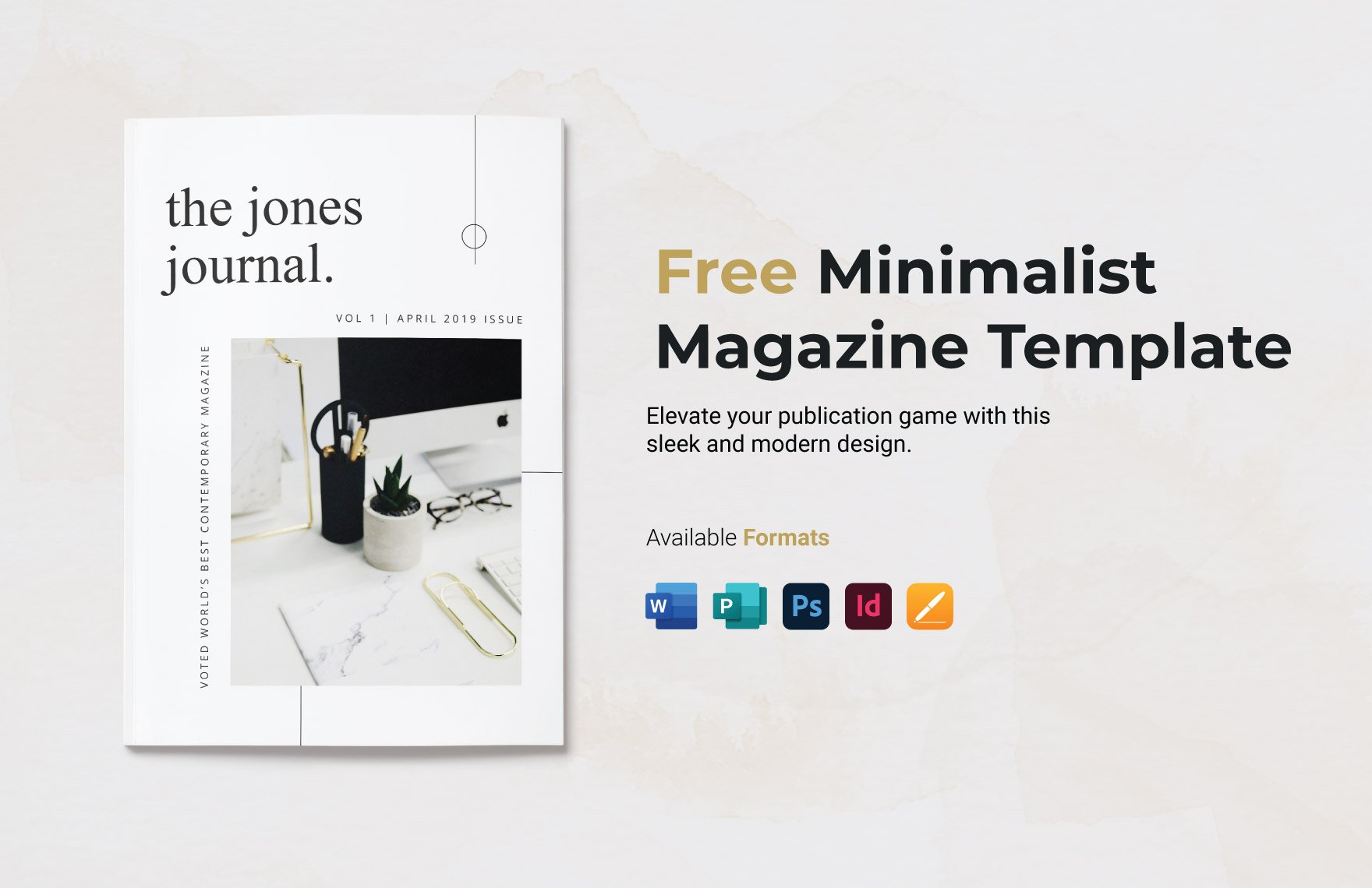 Minimalist Magazine Template
