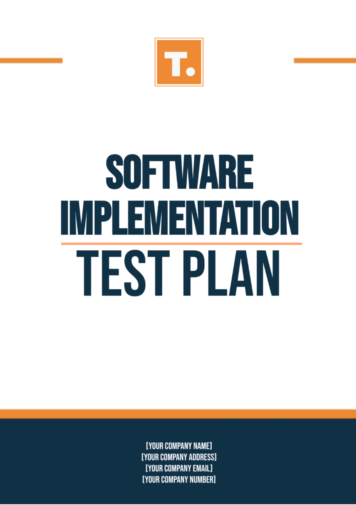 Software Implementation Test Plan Template - Edit Online & Download