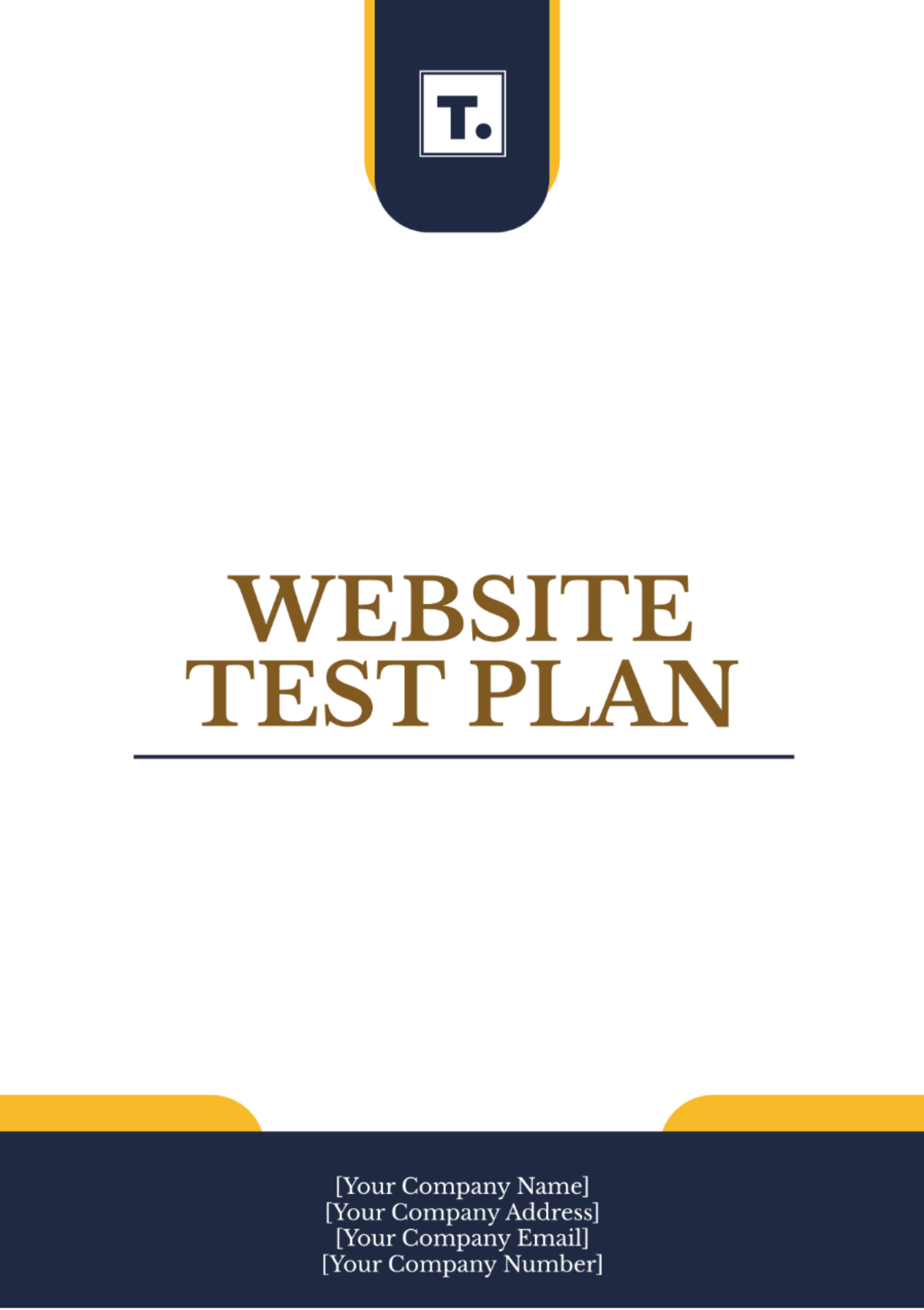 Website Test Plan Template - Edit Online & Download