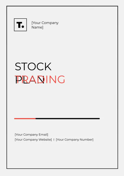 Free Stock Trading Plan Template to Edit Online