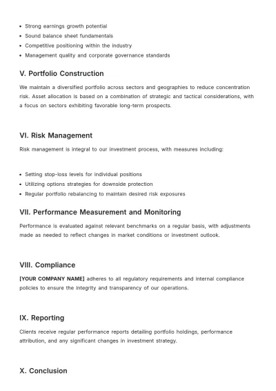 Free Stock Trading Plan Template to Edit Online
