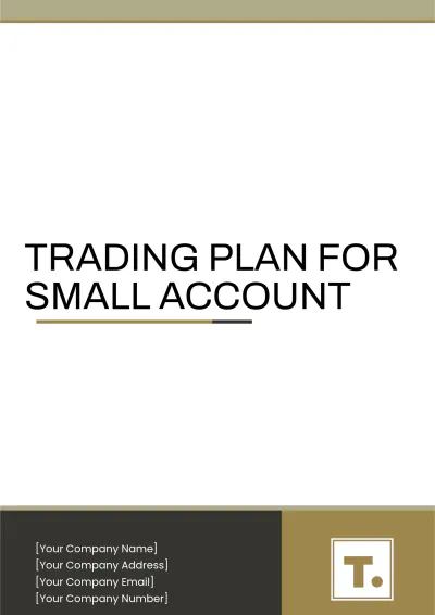Free Trading Plan For Small Account Template to Edit Online
