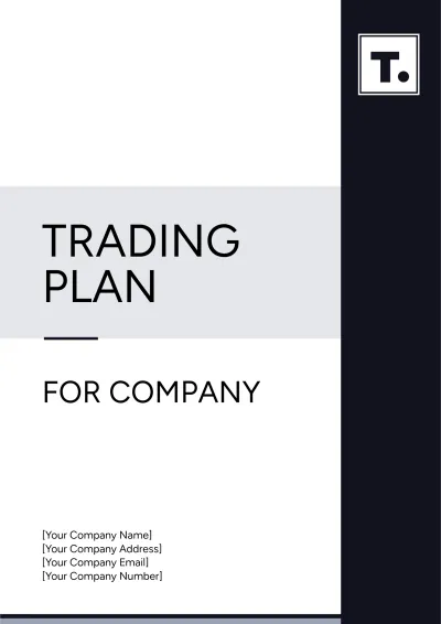 Free Trading Plan For Company Template to Edit Online