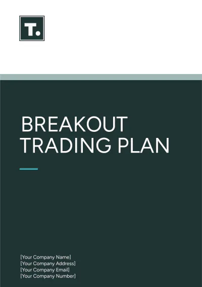 Free Breakout Trading Plan Template to Edit Online