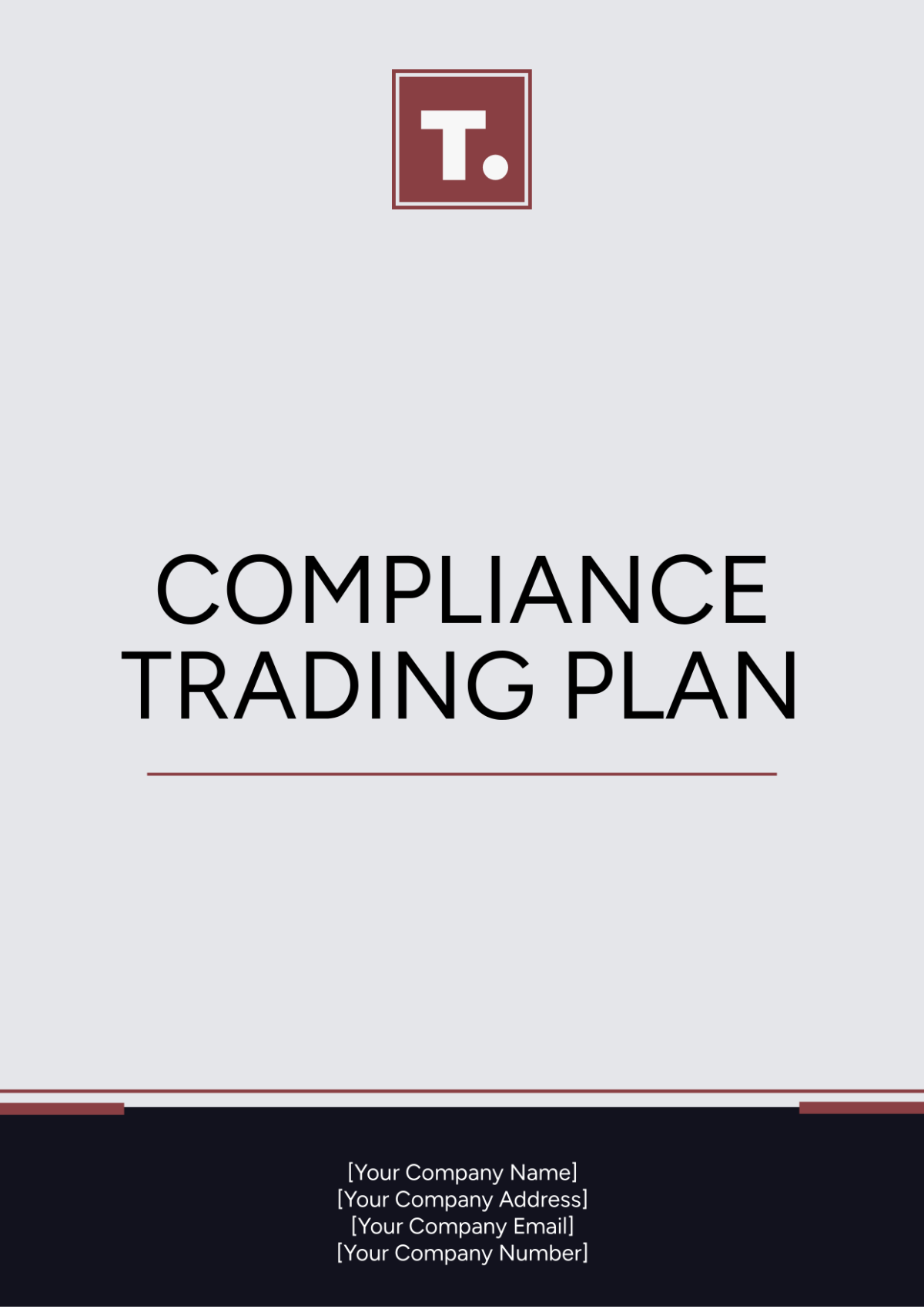 Compliance Trading Plan Template - Edit Online & Download