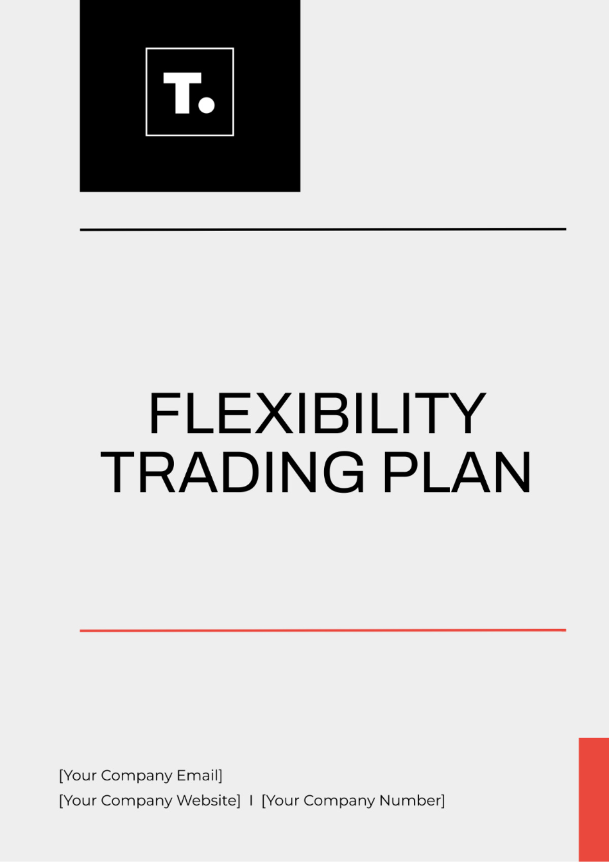 Flexibility Trading Plan Template - Edit Online & Download