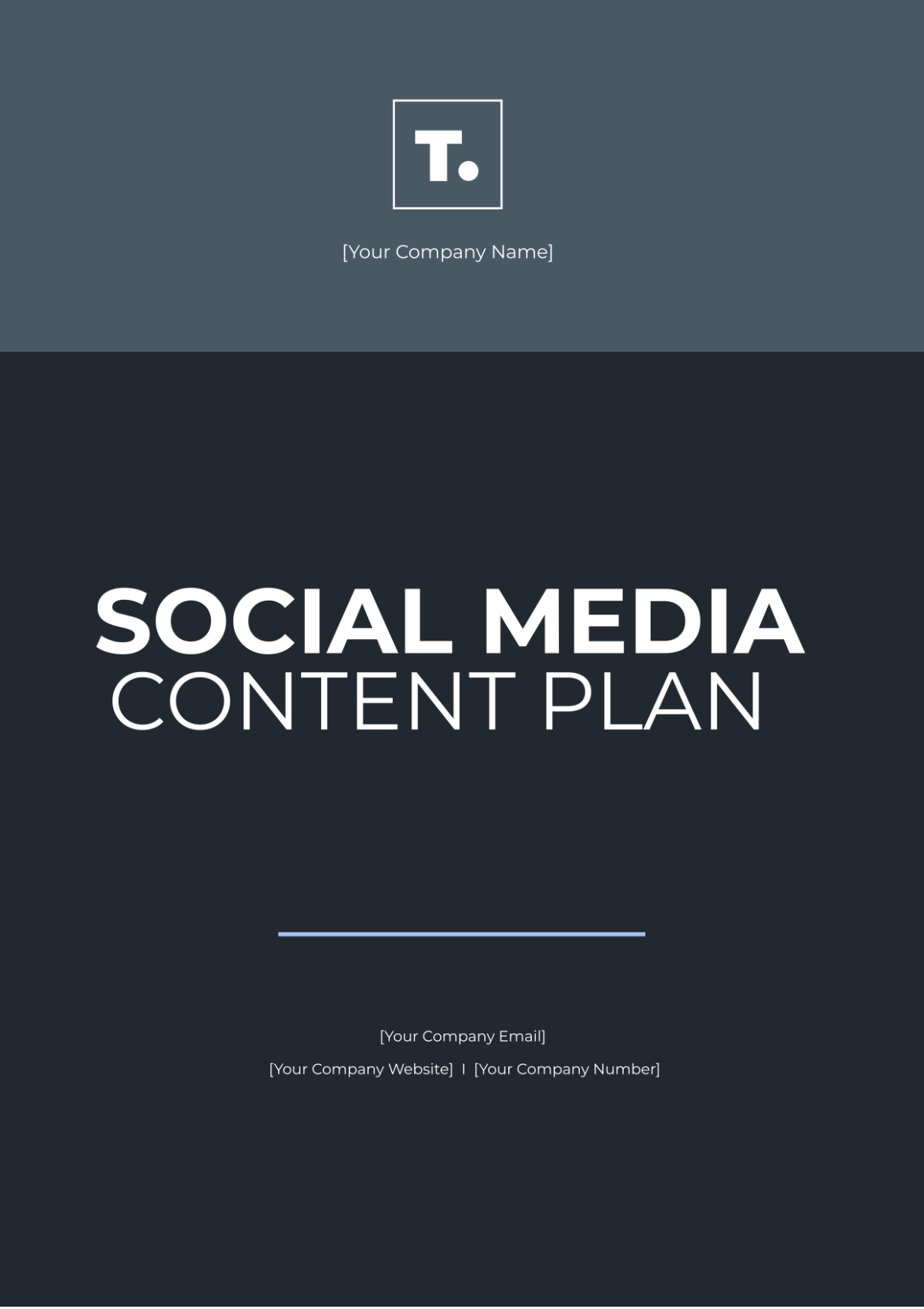 Social Media Content Plan Templates - Edit Online & Download Example ...