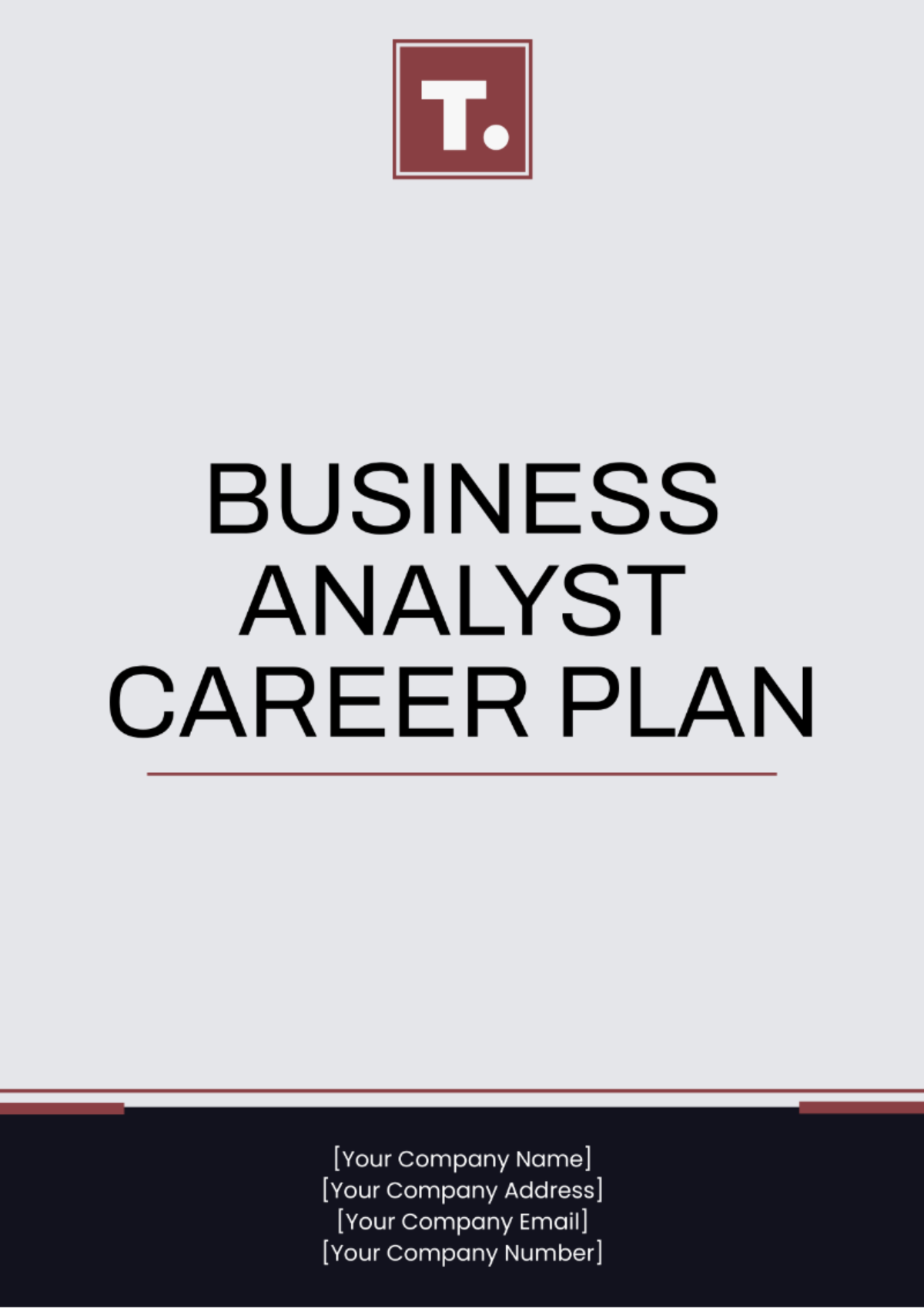 Business Analyst Career Plan Template - Edit Online & Download