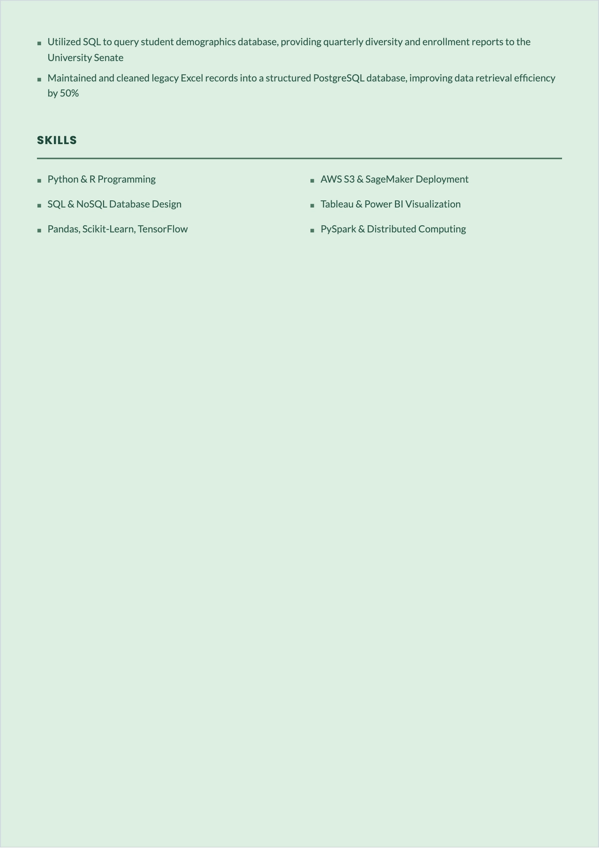 Free Masters Student ATS Resume Template, AI Resume Builder