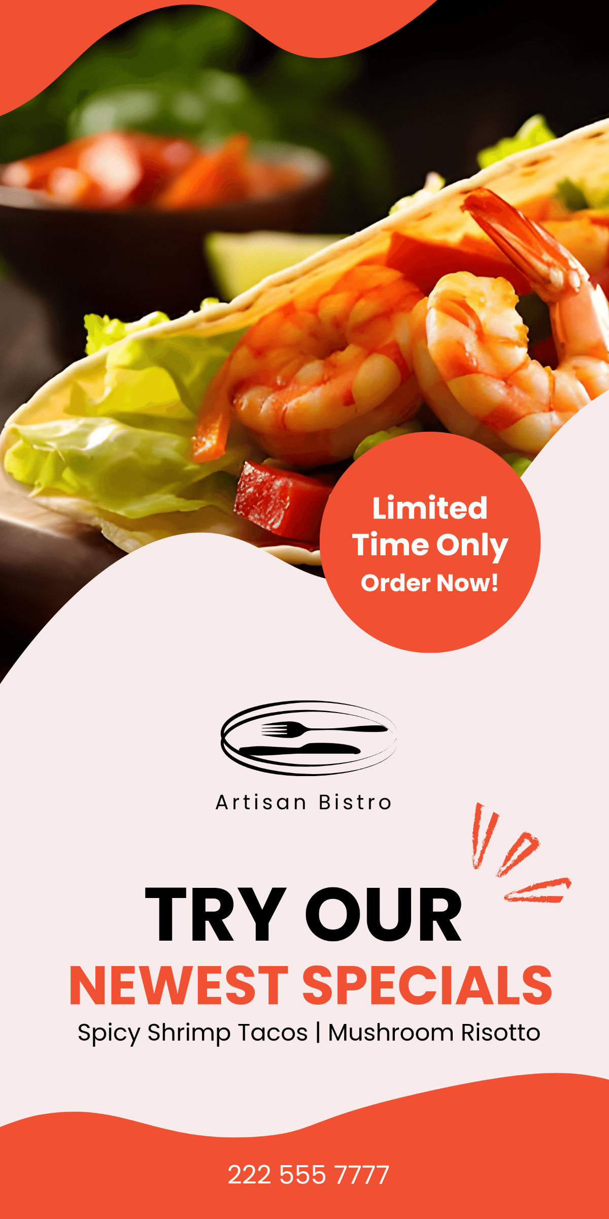 Free Restaurant Roll Up Banner Template