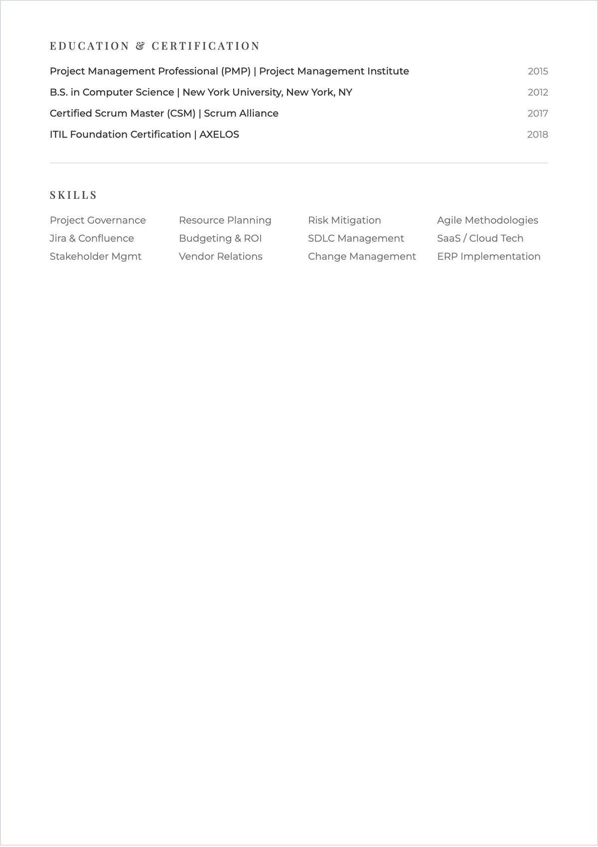 Free Bold ATS Resume to Edit Online