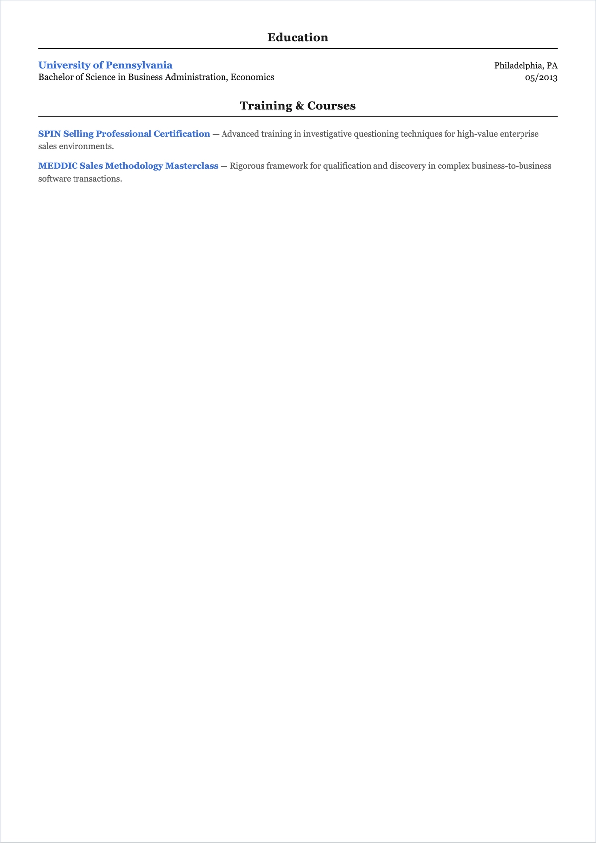 Free Sales ATS Resume to Edit Online