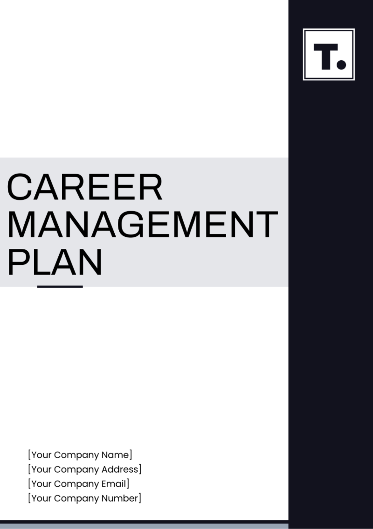 Free Career Management Plan Template