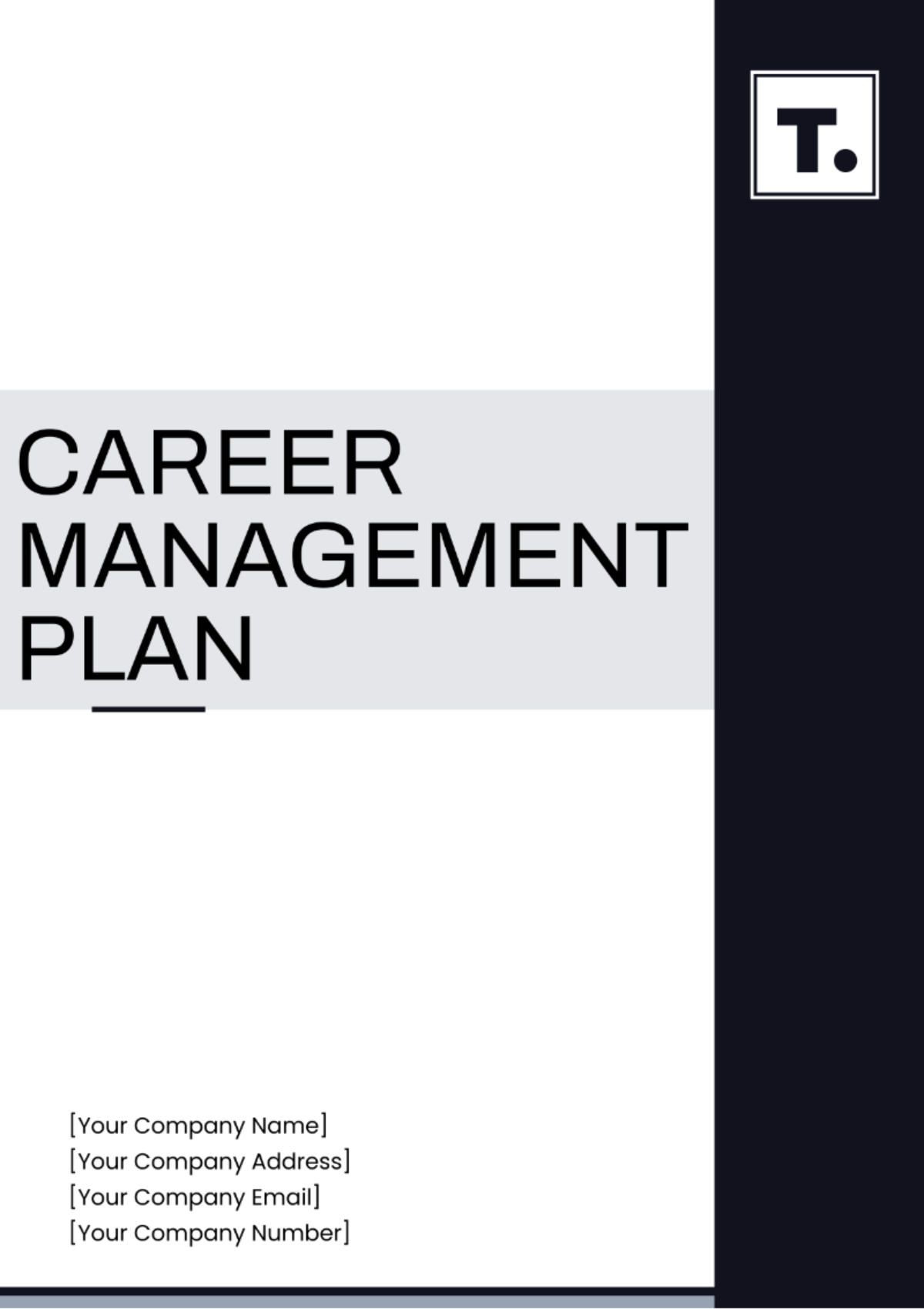 Career Management Plan Template - Edit Online & Download