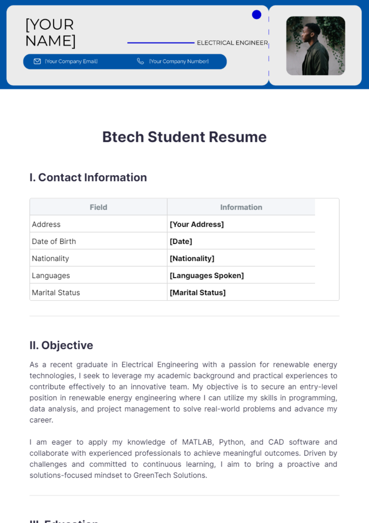 Student Resume Templates - Edit Online & Download