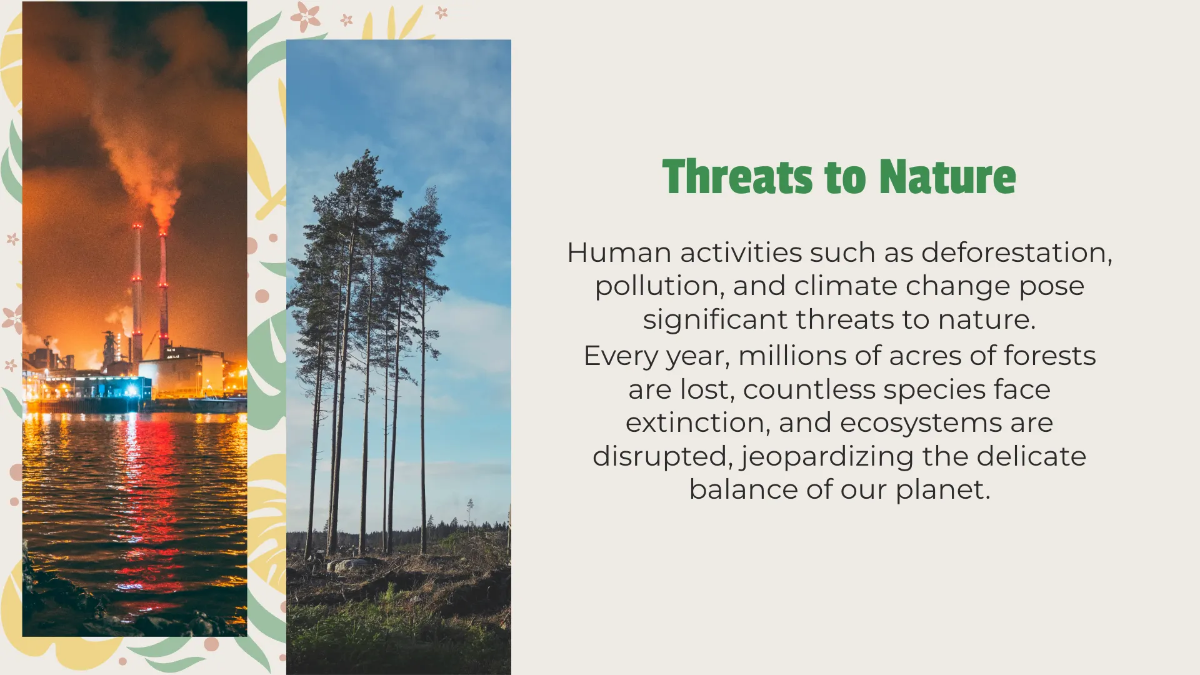 Free World Environment Day Nature Presentation Template to Edit Online