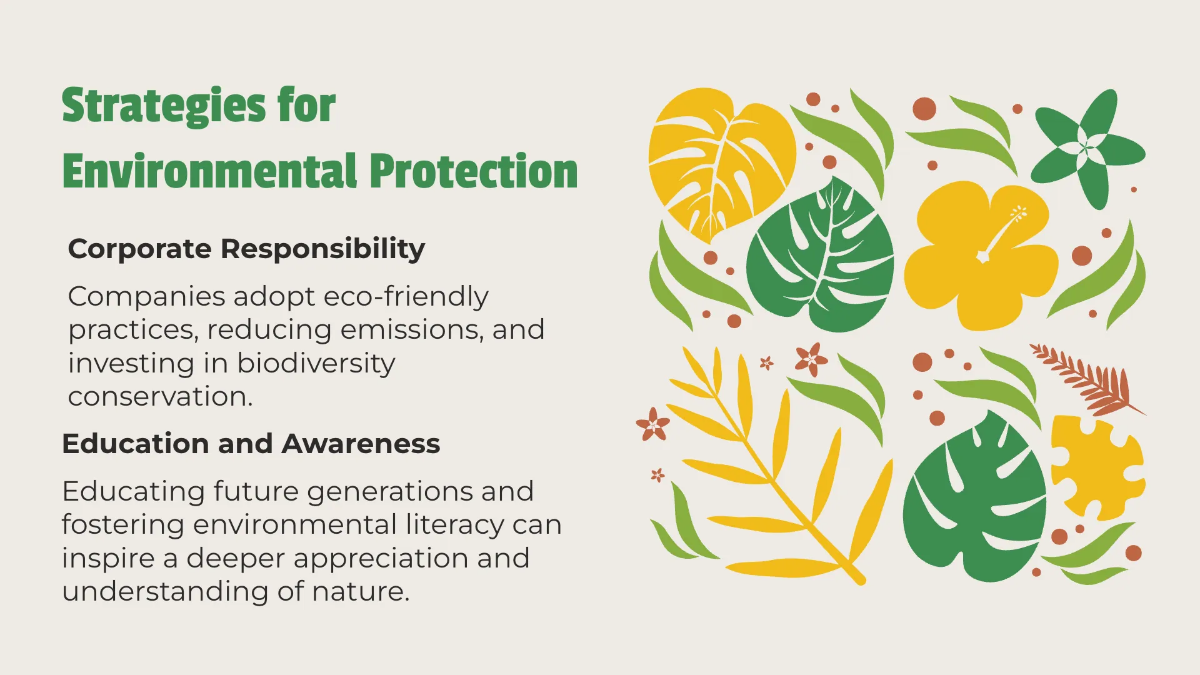 Free World Environment Day Nature Presentation Template to Edit Online