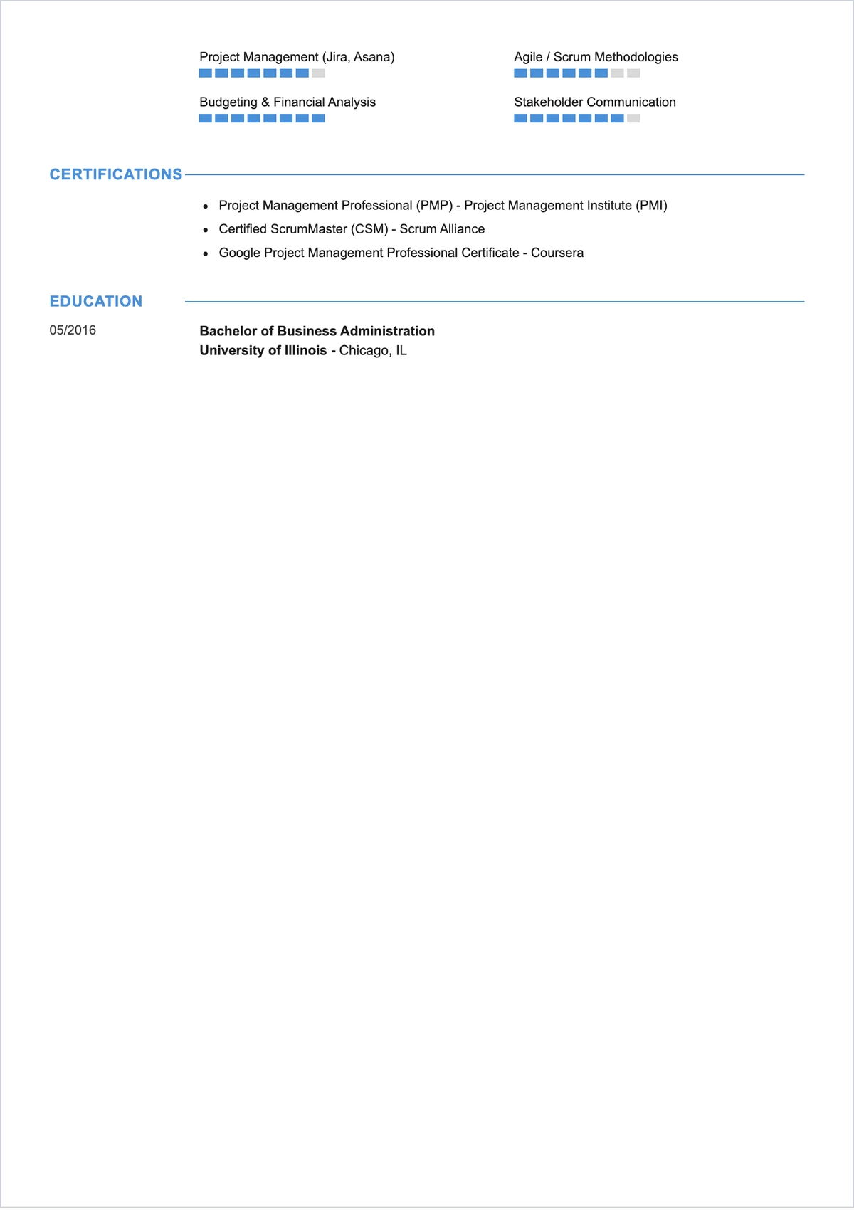 Free ATS Resume For Career Changers to Edit Online