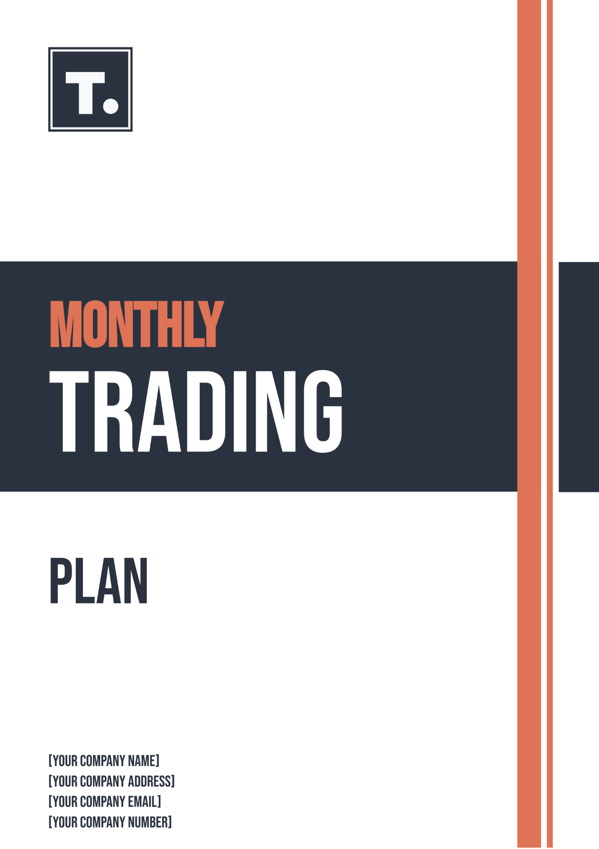 Monthly Trading Plan Template - Edit Online & Download