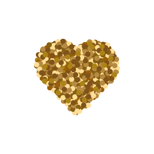 Gold Heart Element