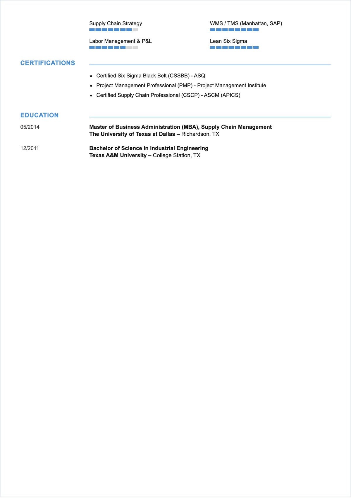 Free 2 Page ATS Resume to Edit Online