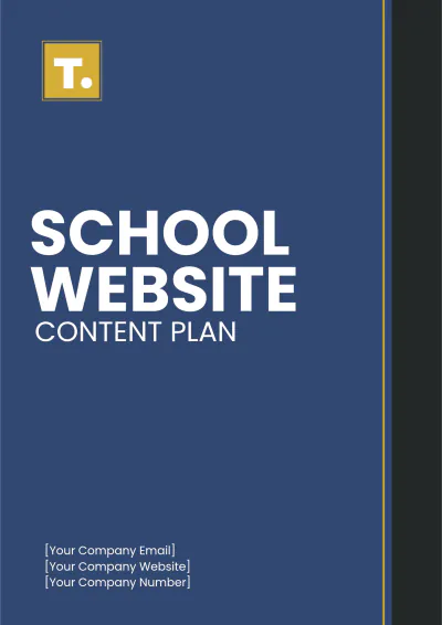 Free School Website Content Plan Template to Edit Online