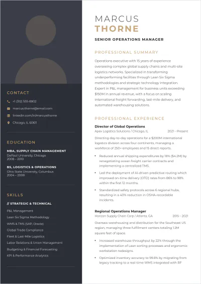 Free ATS Resume With Leadership to Edit Online