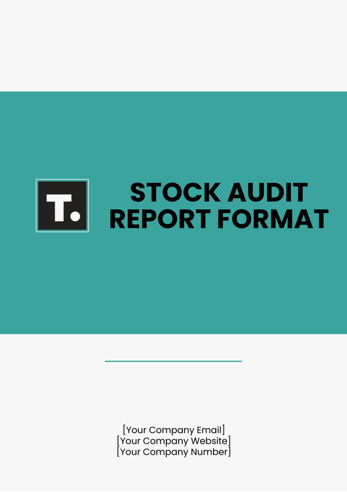 Stock Audit Report Format Template - Edit Online & Download