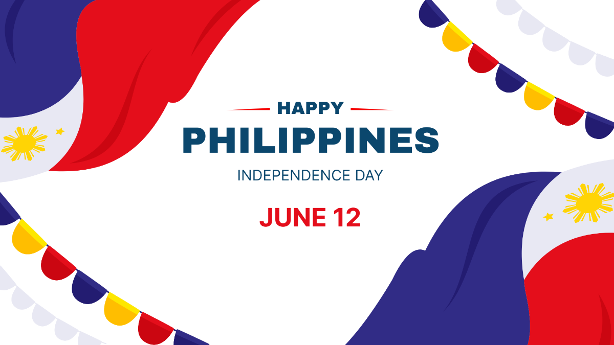 Free Philippines Independence Day Background Template
