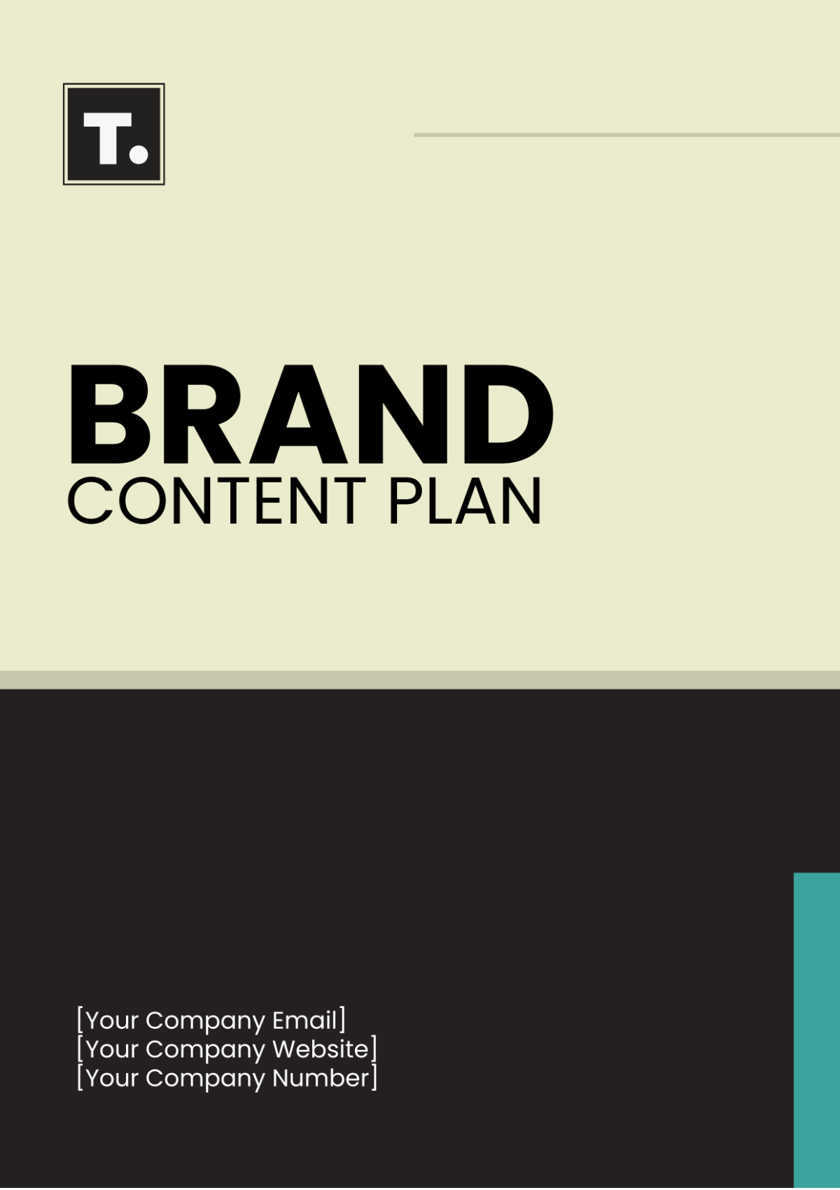 Brand Content Plan Template - Edit Online & Download