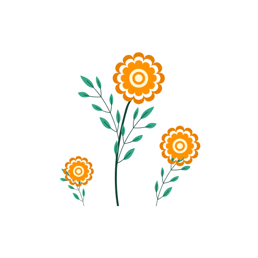 Orange Flower Element