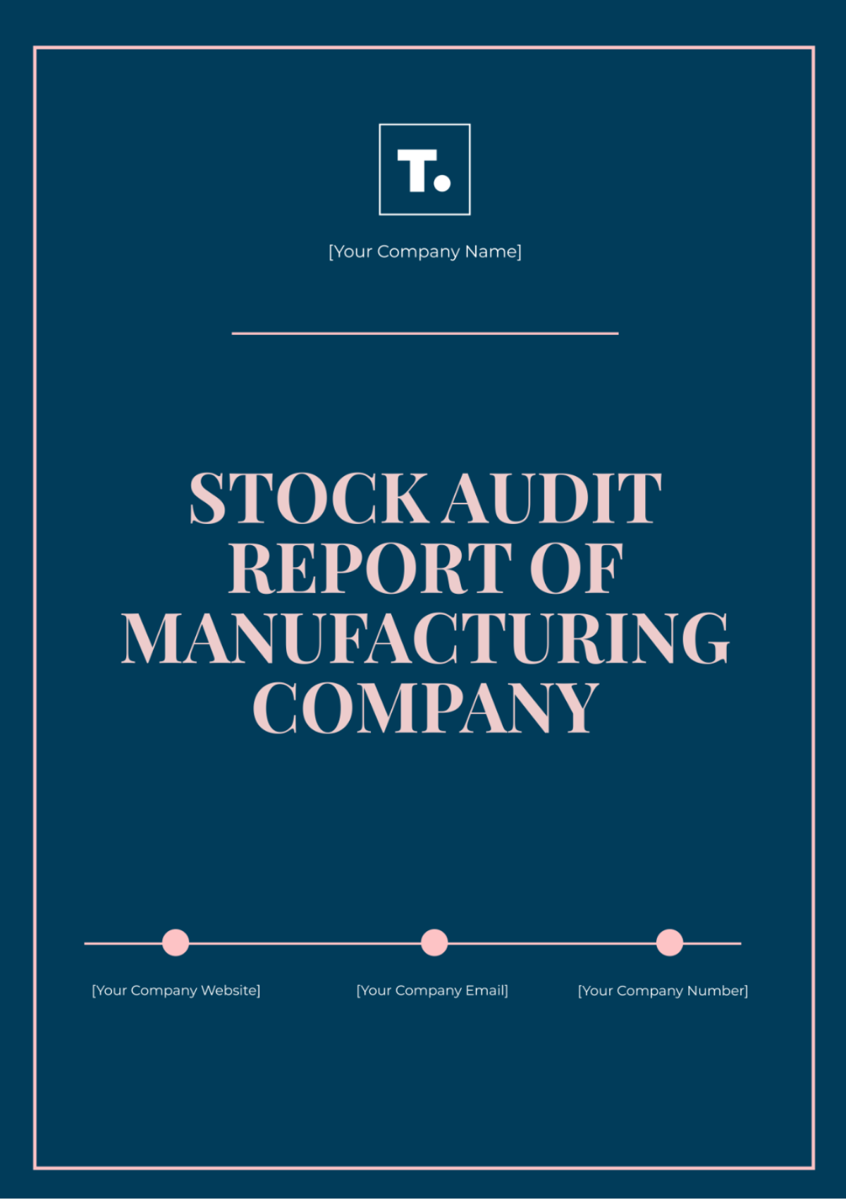 Stock Audit Report of Manufacturing Company Template - Edit Online & Download